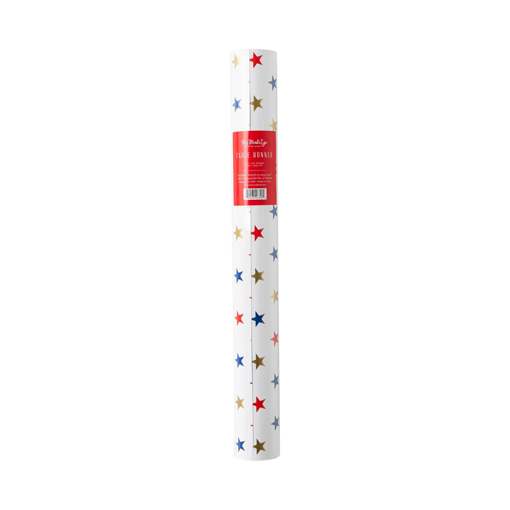 Patriotic Stars Paper Table Runner