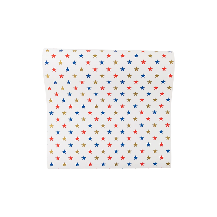 Patriotic Stars Paper Table Runner