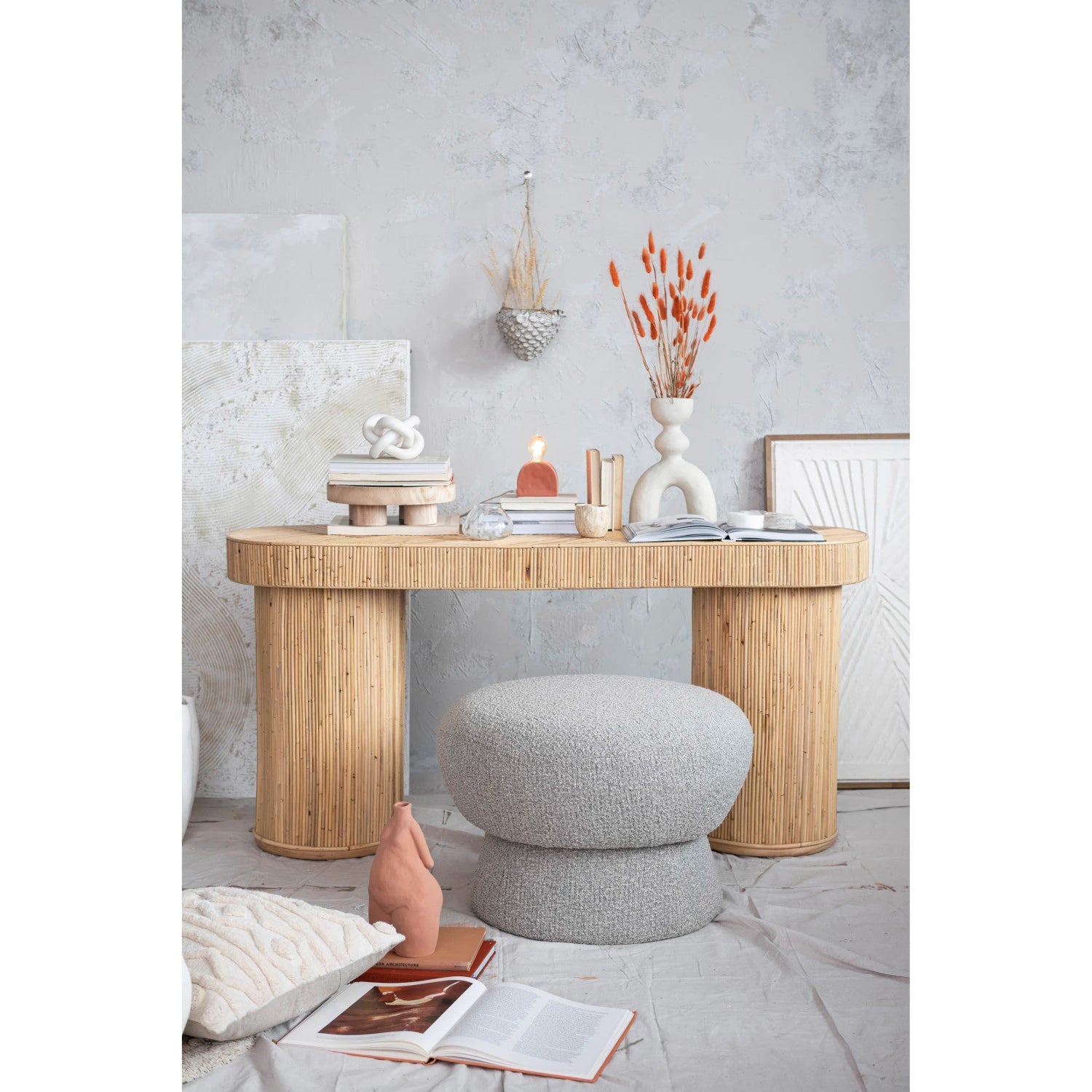 Terra-cotta Table Lamp