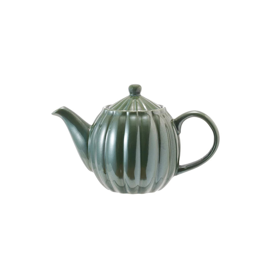 Ribbed Teapot