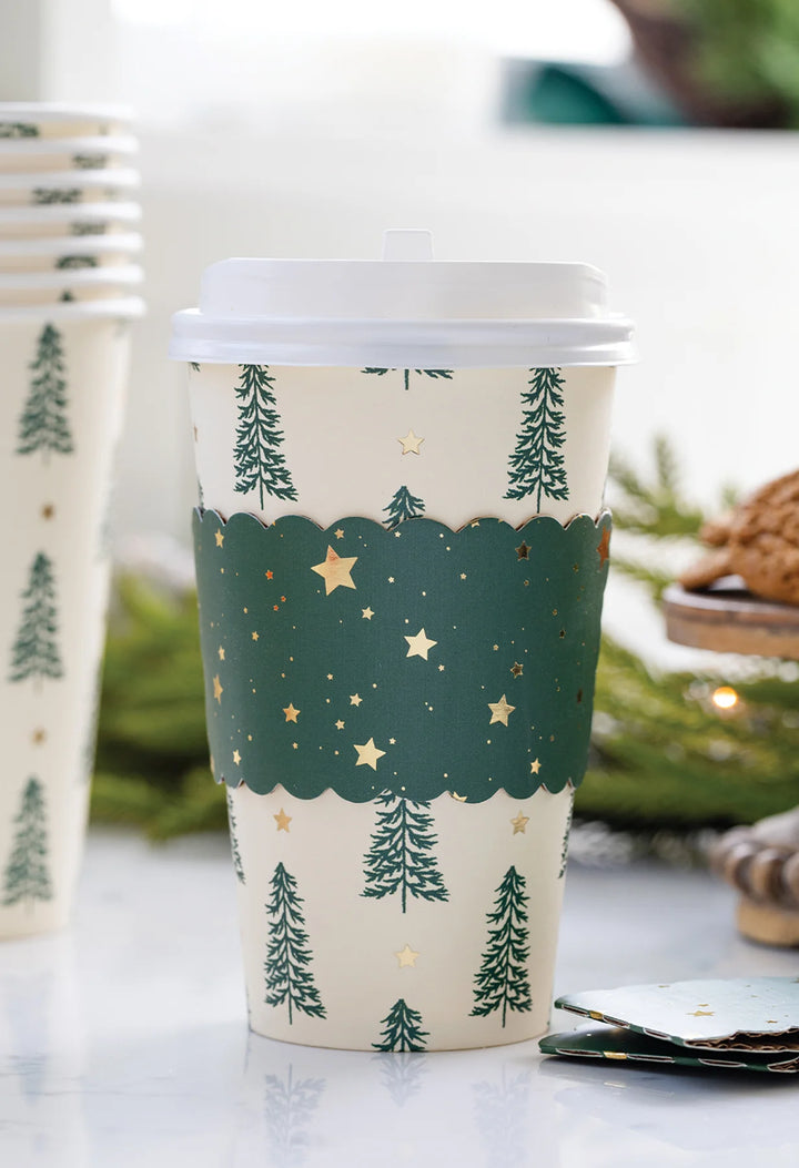 Christmas Trees Paper Cups