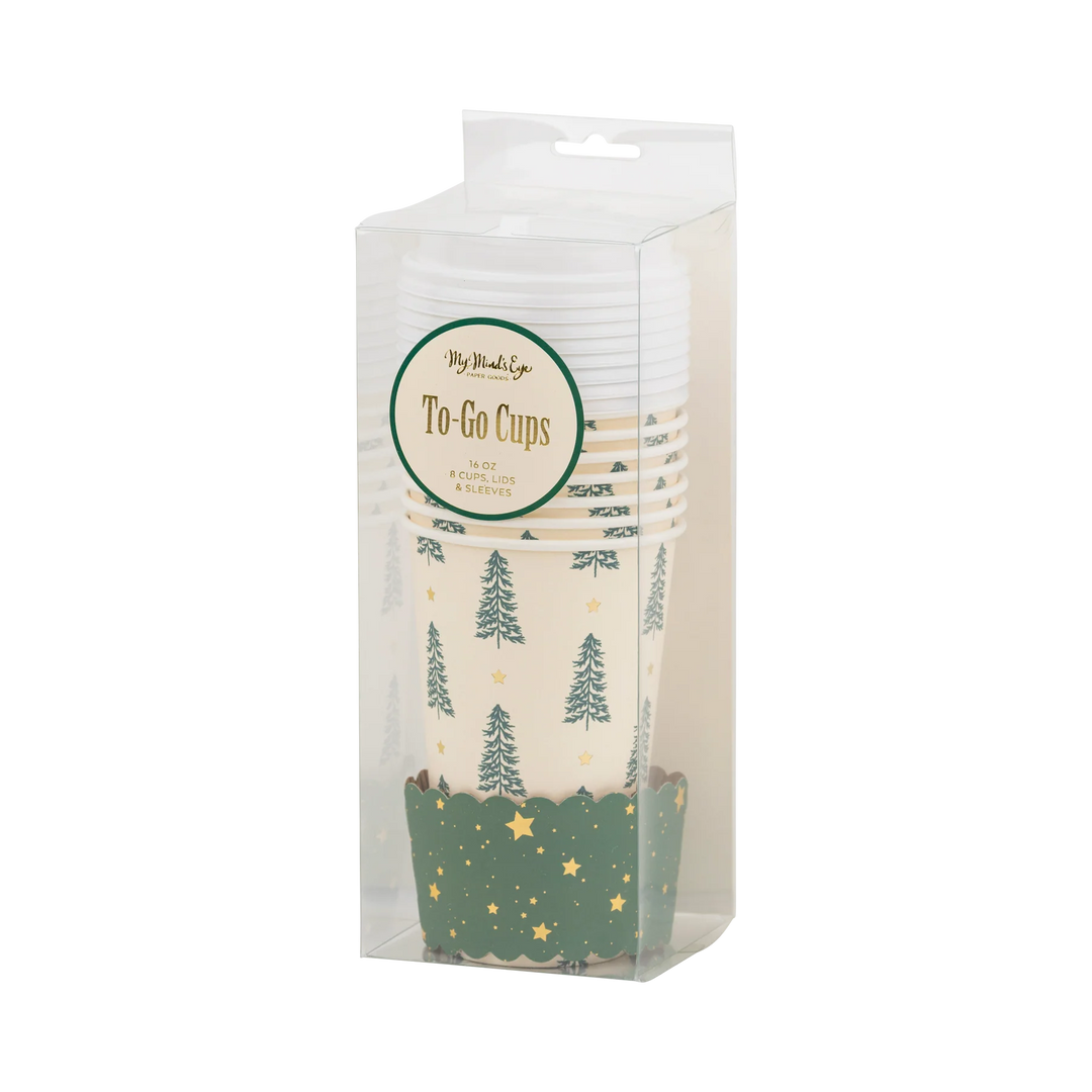 Christmas Trees Paper Cups