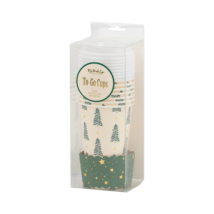 Christmas Trees Paper Cups