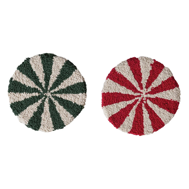 Cotton Tufted Candy Shaped Trivet