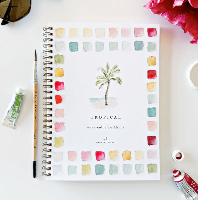 Tropical Watercolor Workbook