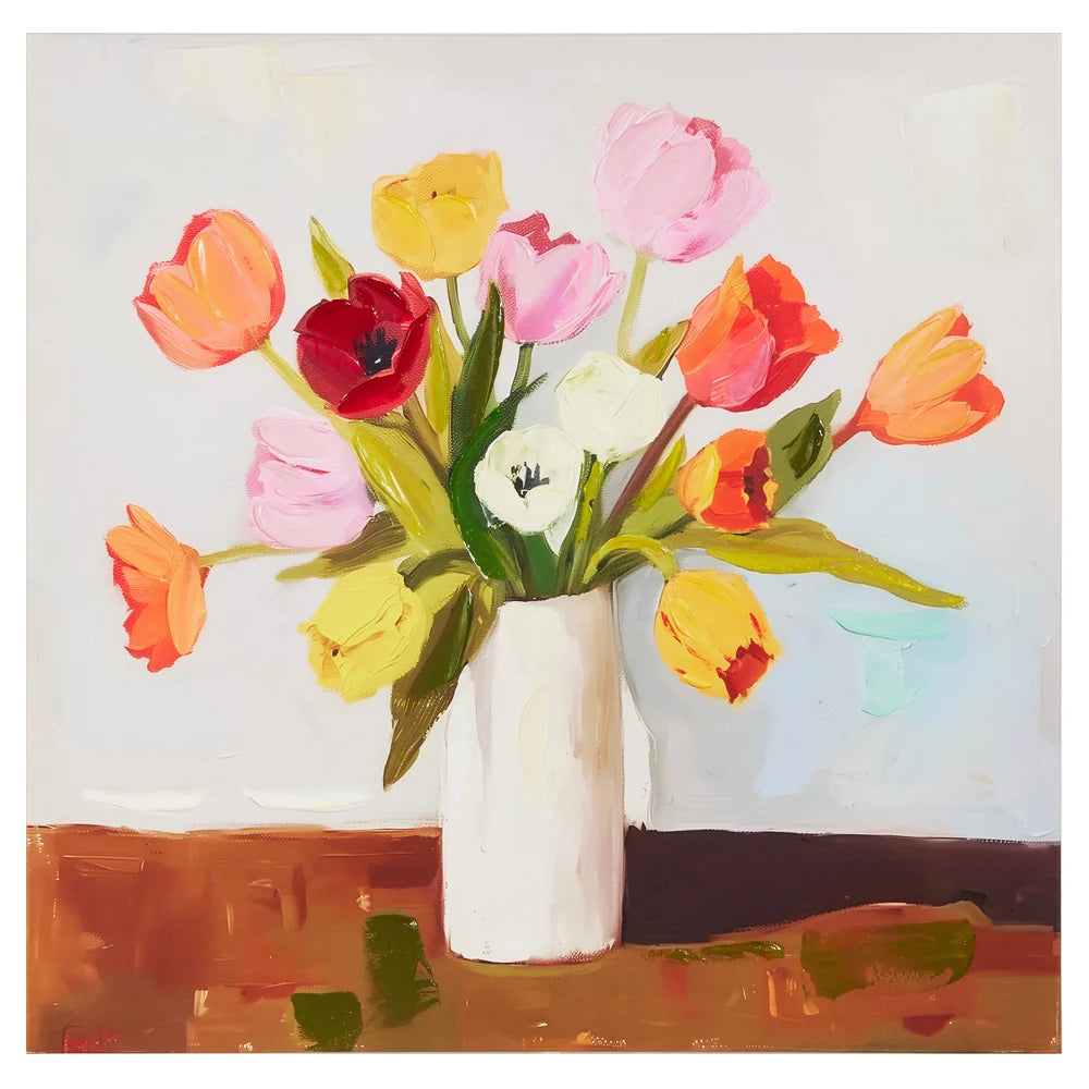 Tulips in Vase Wall Art