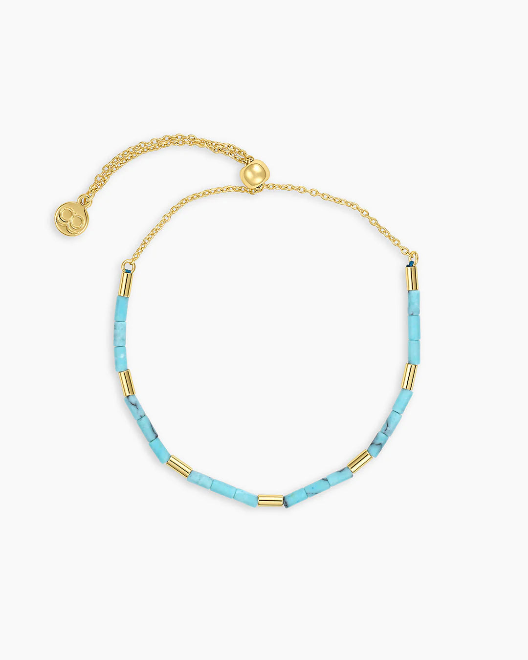 Turquoise Gemstone Brooks Bracelet