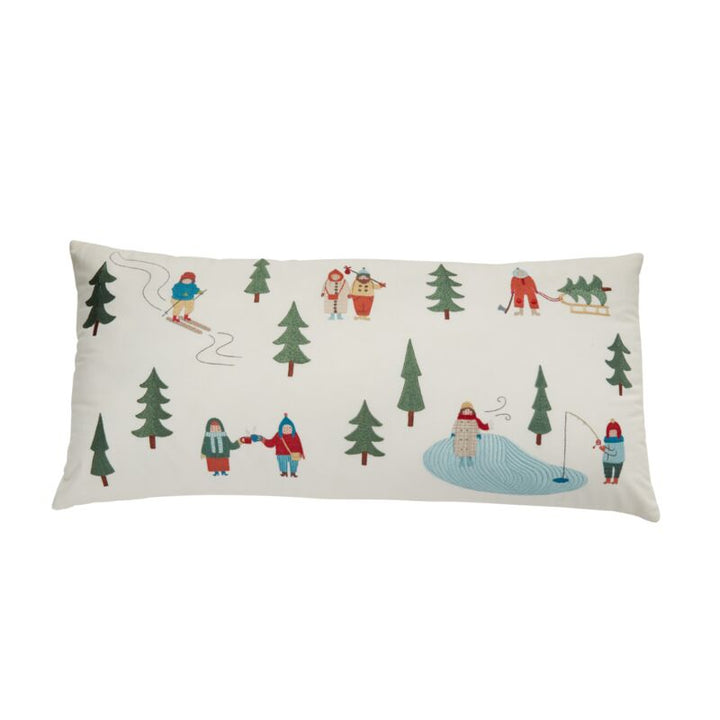 Christmas Villagers Pillow