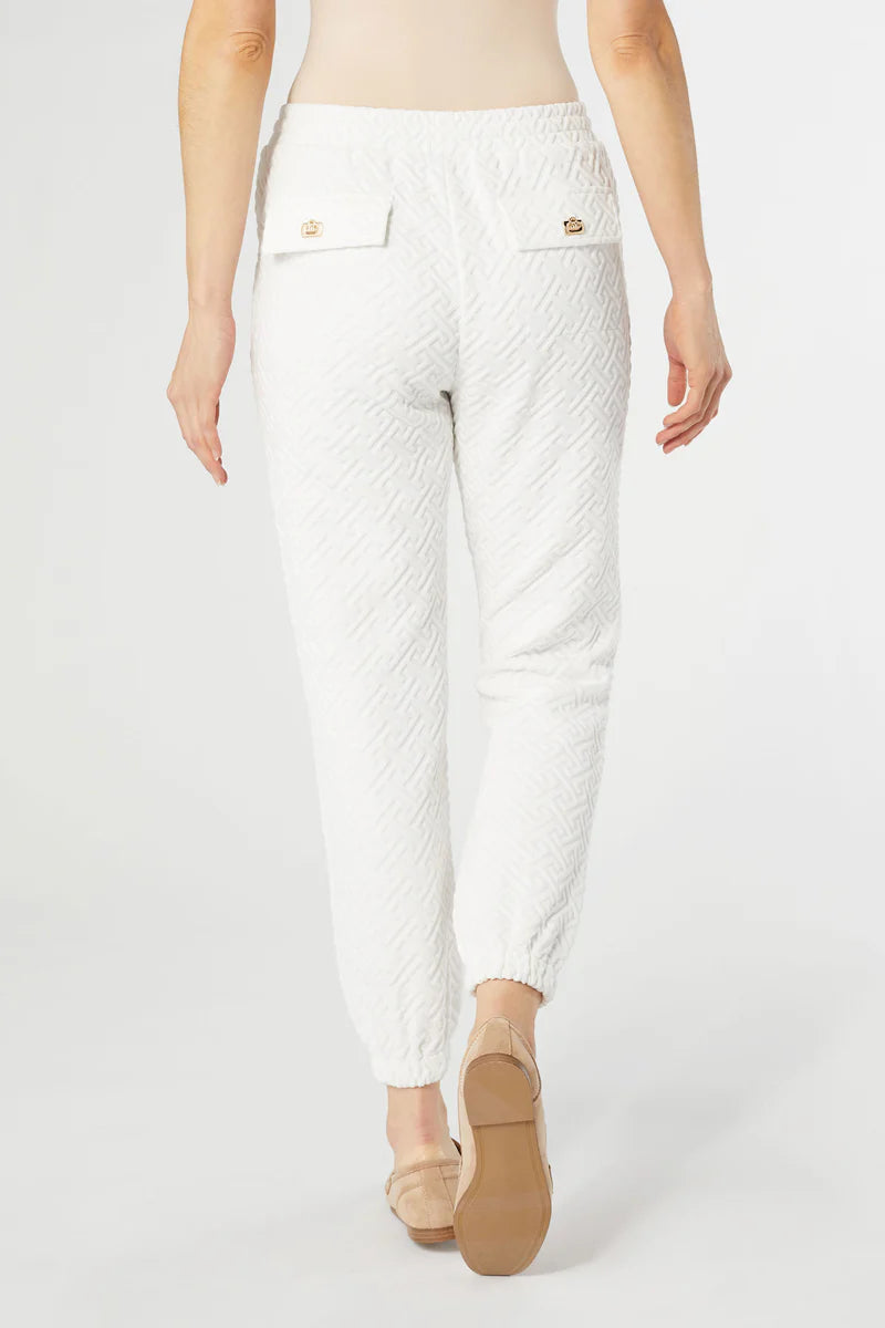 Phoenix Quilted Drawstring Bottom - Winter White