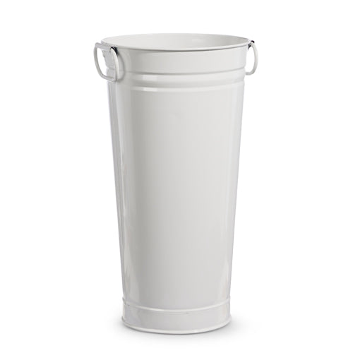 White Metal Bucket