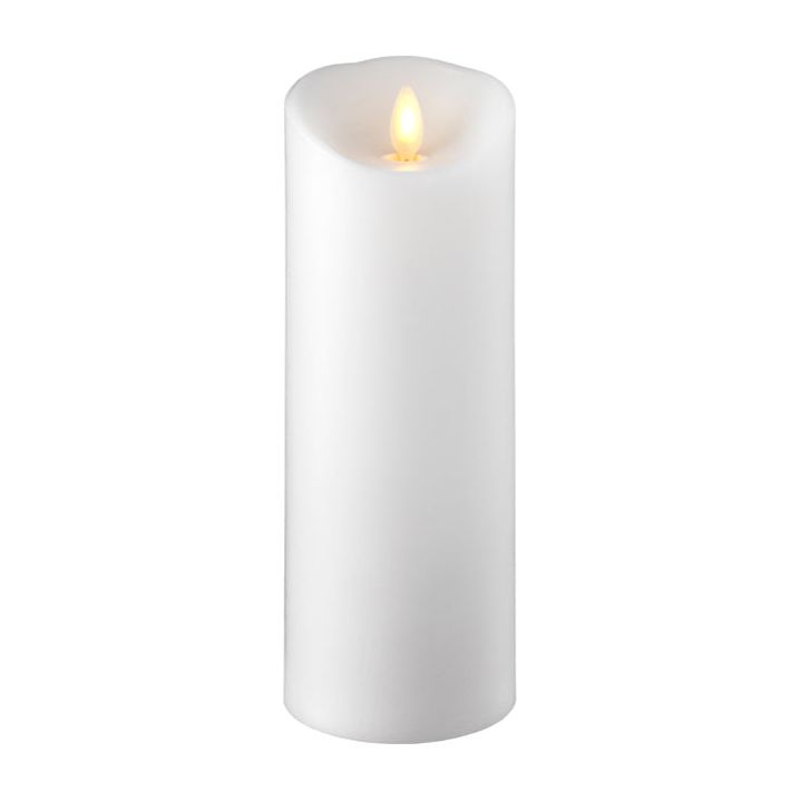 3" x 8" White Pillar Candle