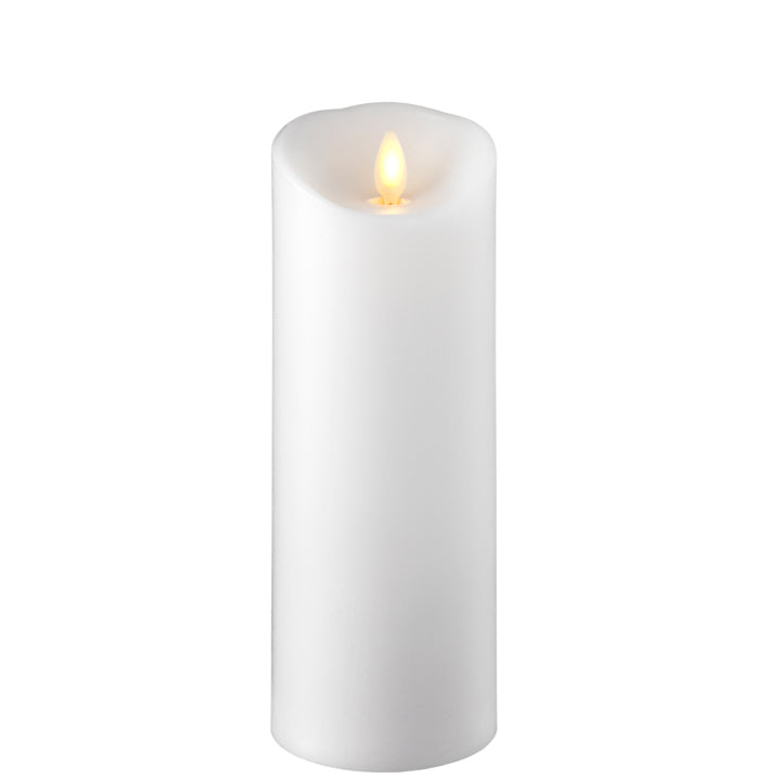 3" x 8" White Pillar Candle