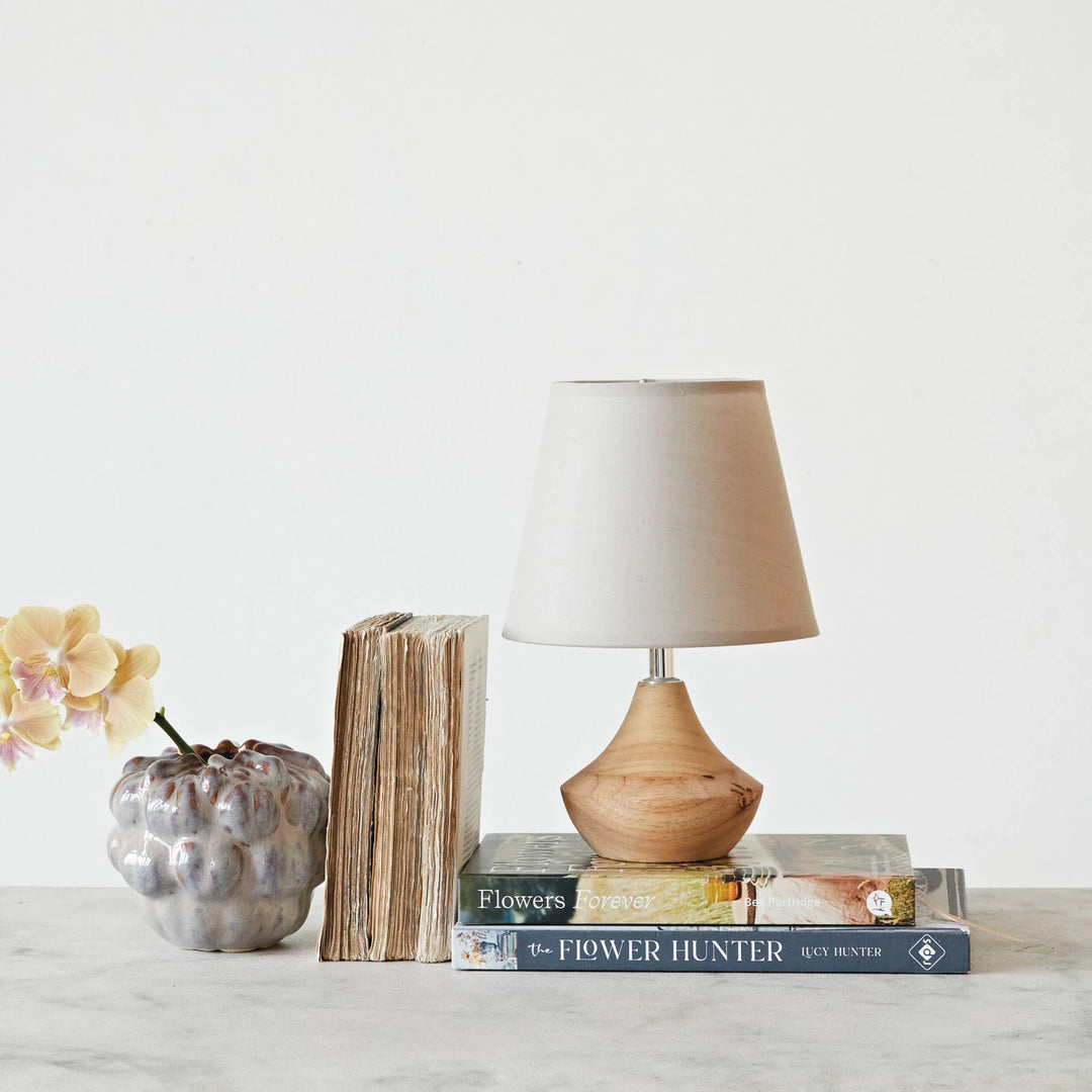 Eucalyptus Wood Table Lamp