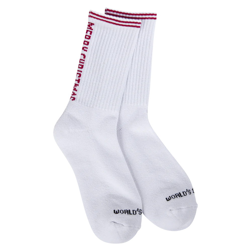 World's Softest Socks Sport Holiday Mini Crew - Merry Christmas
