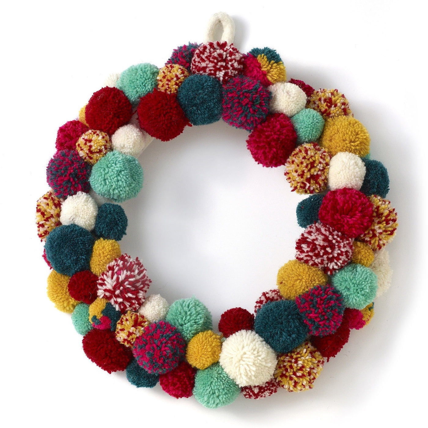 Pom-Pom Festival Wreath