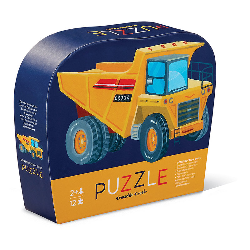 Crocodile Creek Mini Puzzle 12pc - Construction