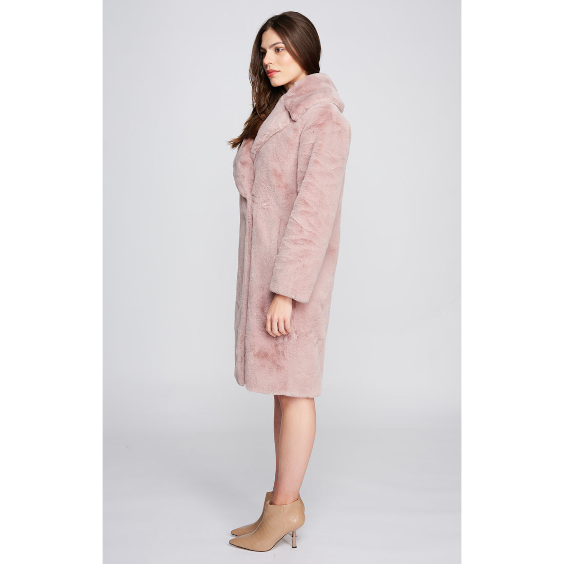 Hepburn Coat - Dusty Pink