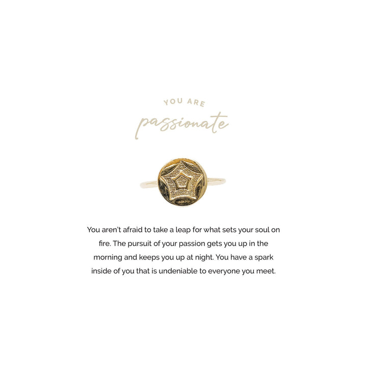 Passionate Adjustable Ring Gold