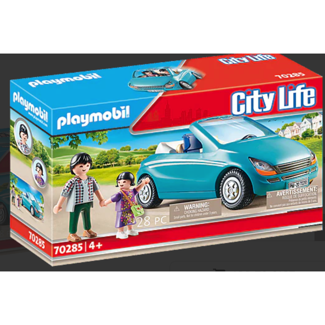 Playmobil Family with Car