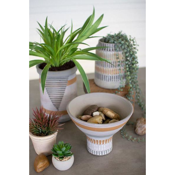 Patterned Ceramic Vases