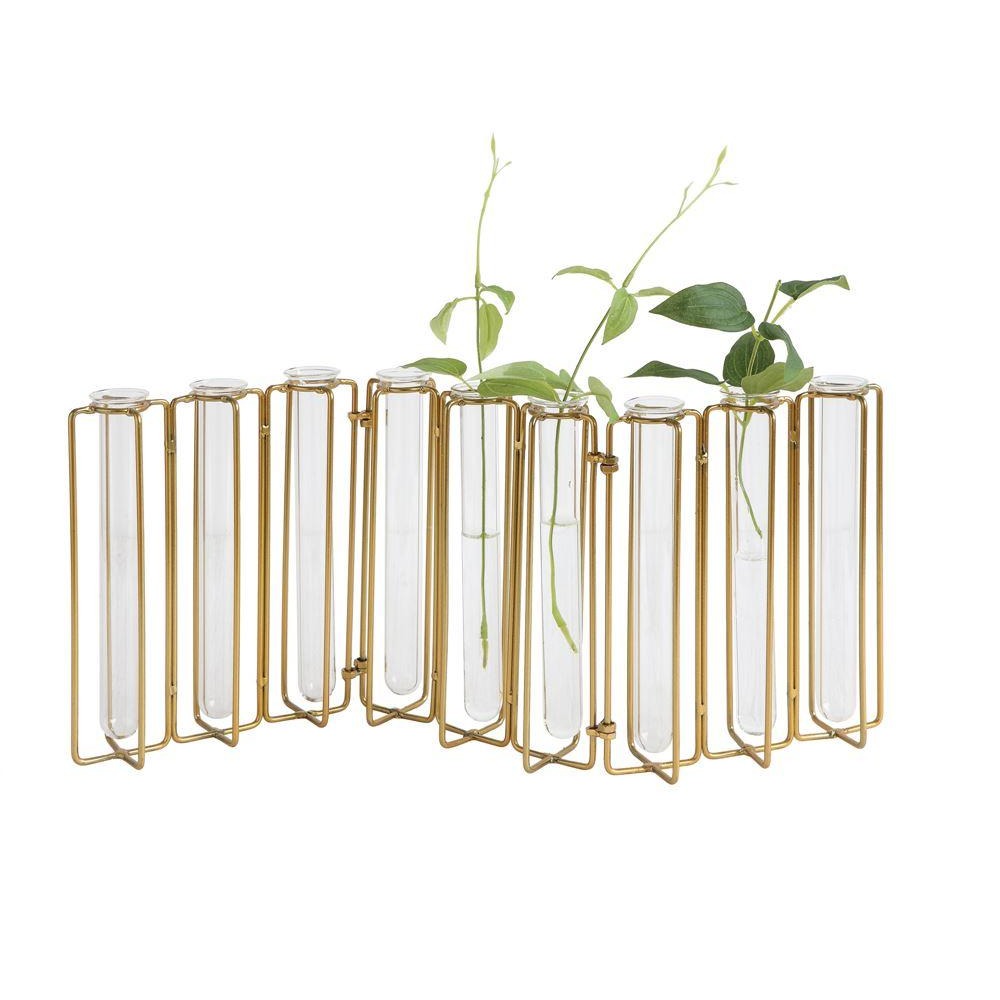 Vase-Metal&GlassJointed-CreativeCoop-GoldFInish-EmieJames