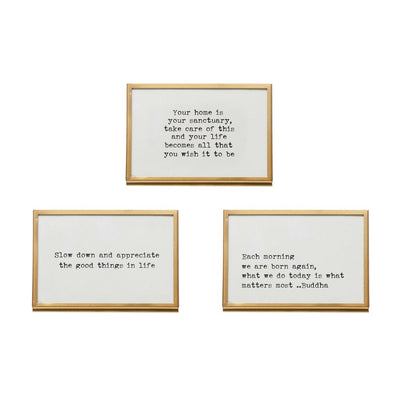 Everyday Framed Quotes