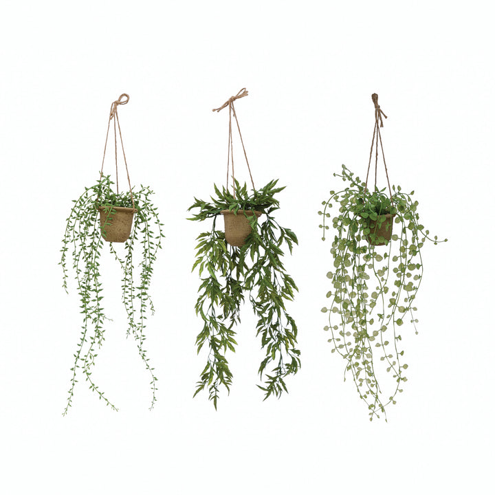 Hanging Faux Succulent