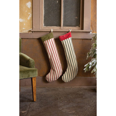Giant Striped Christmas Stocking