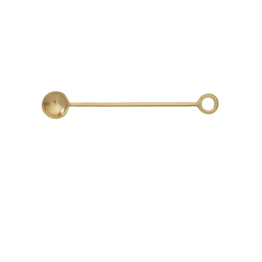 Modern Gold Cocktail Spoon