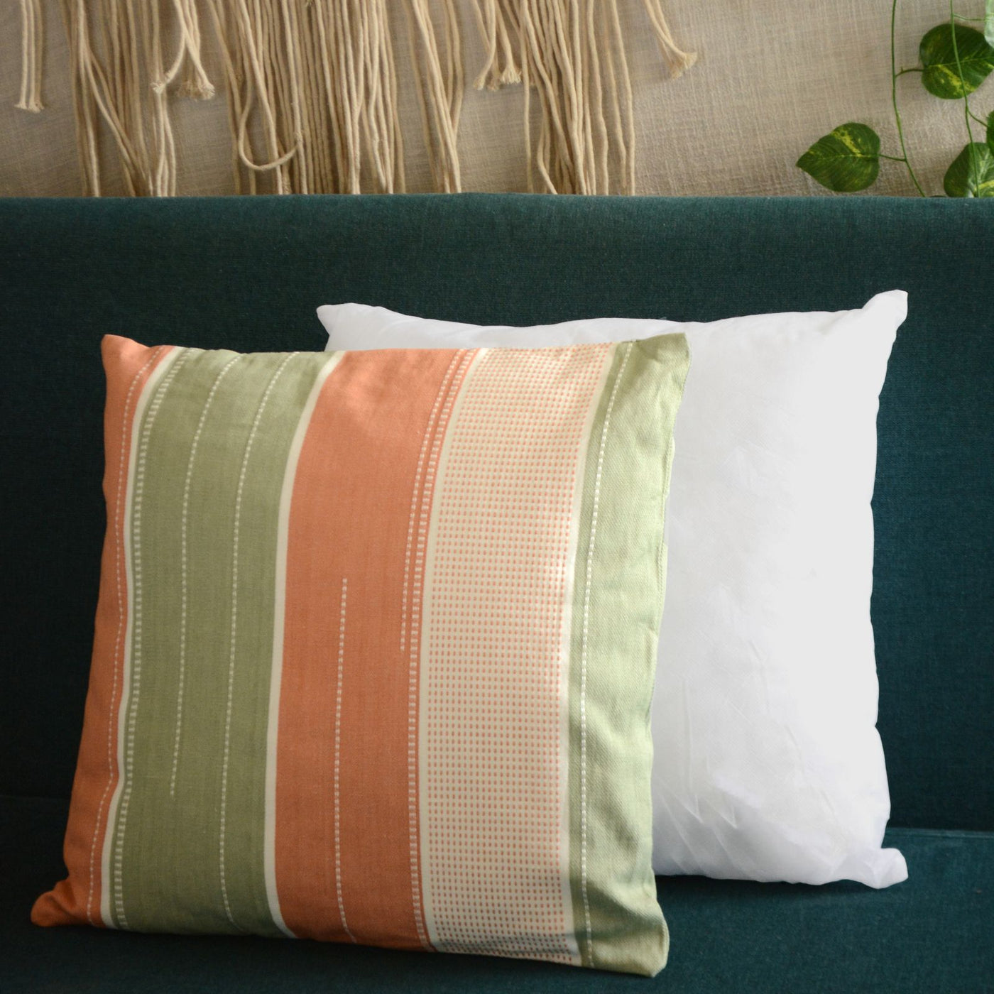 Yarn Dyed Cotton Pillow