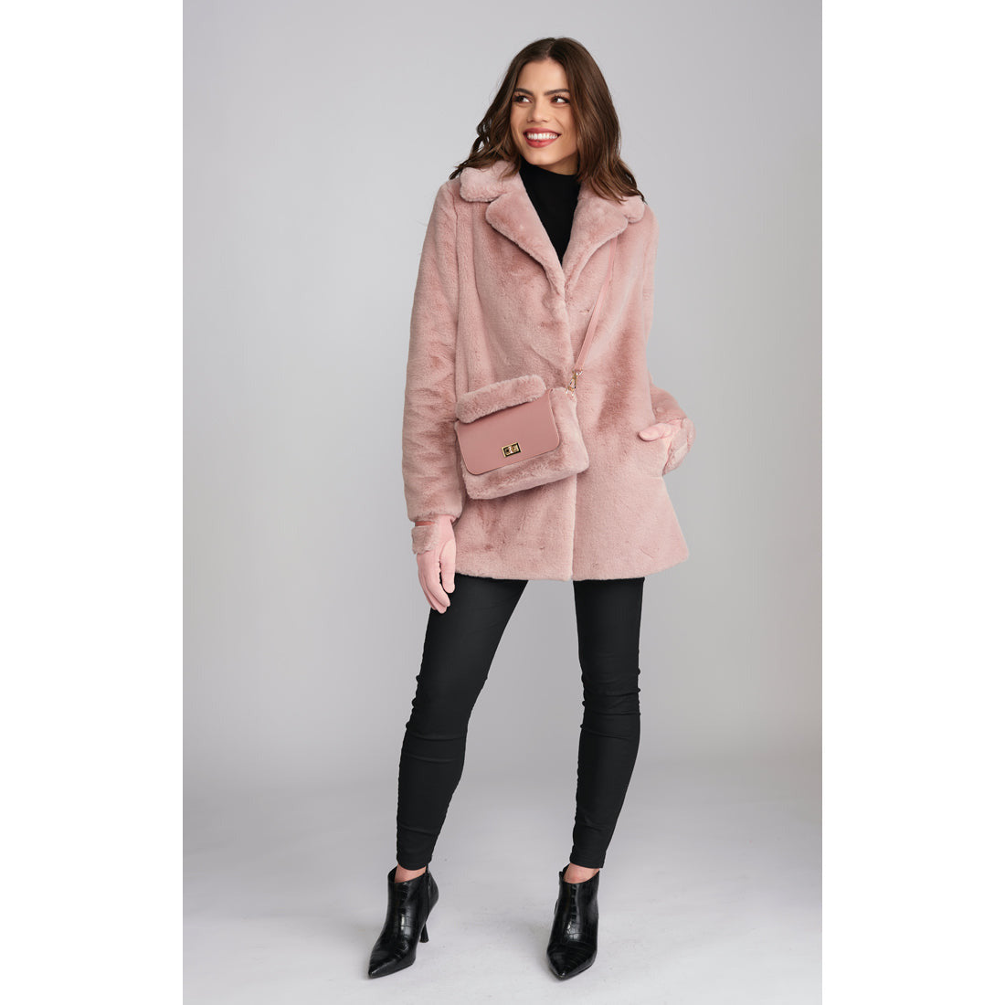 Kennedy Coat – Dusty Pink