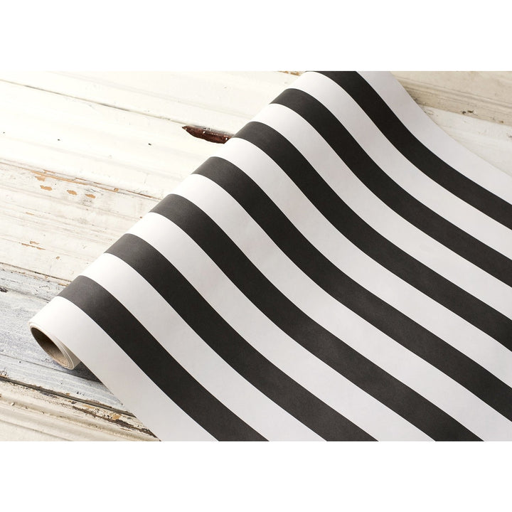 black and white stripe runner