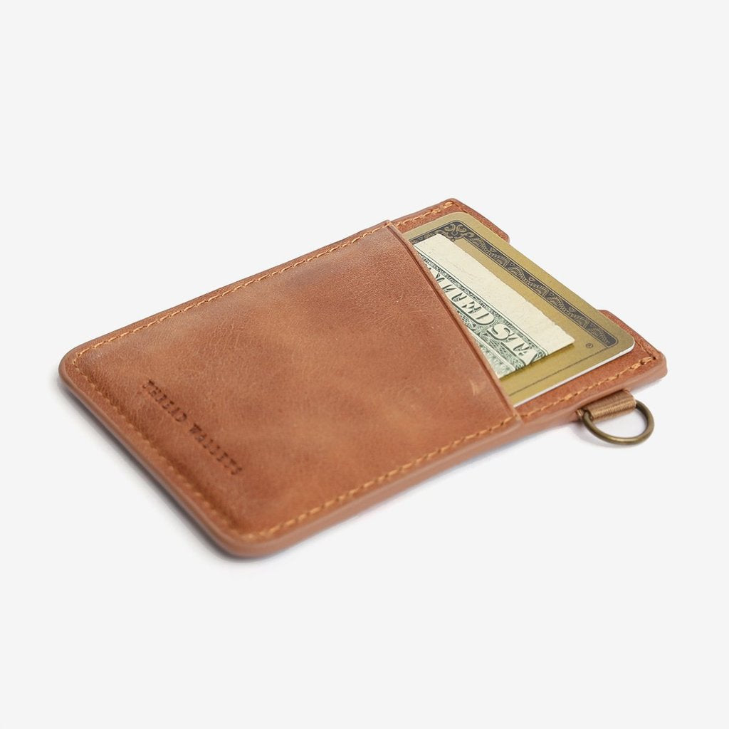 Leather & Elastic Thread Wallet