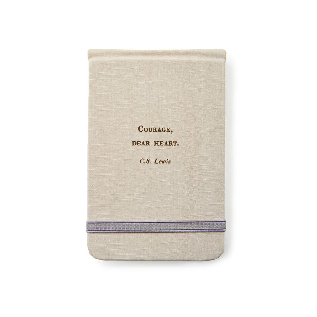 c.s.lewis fabric notebook