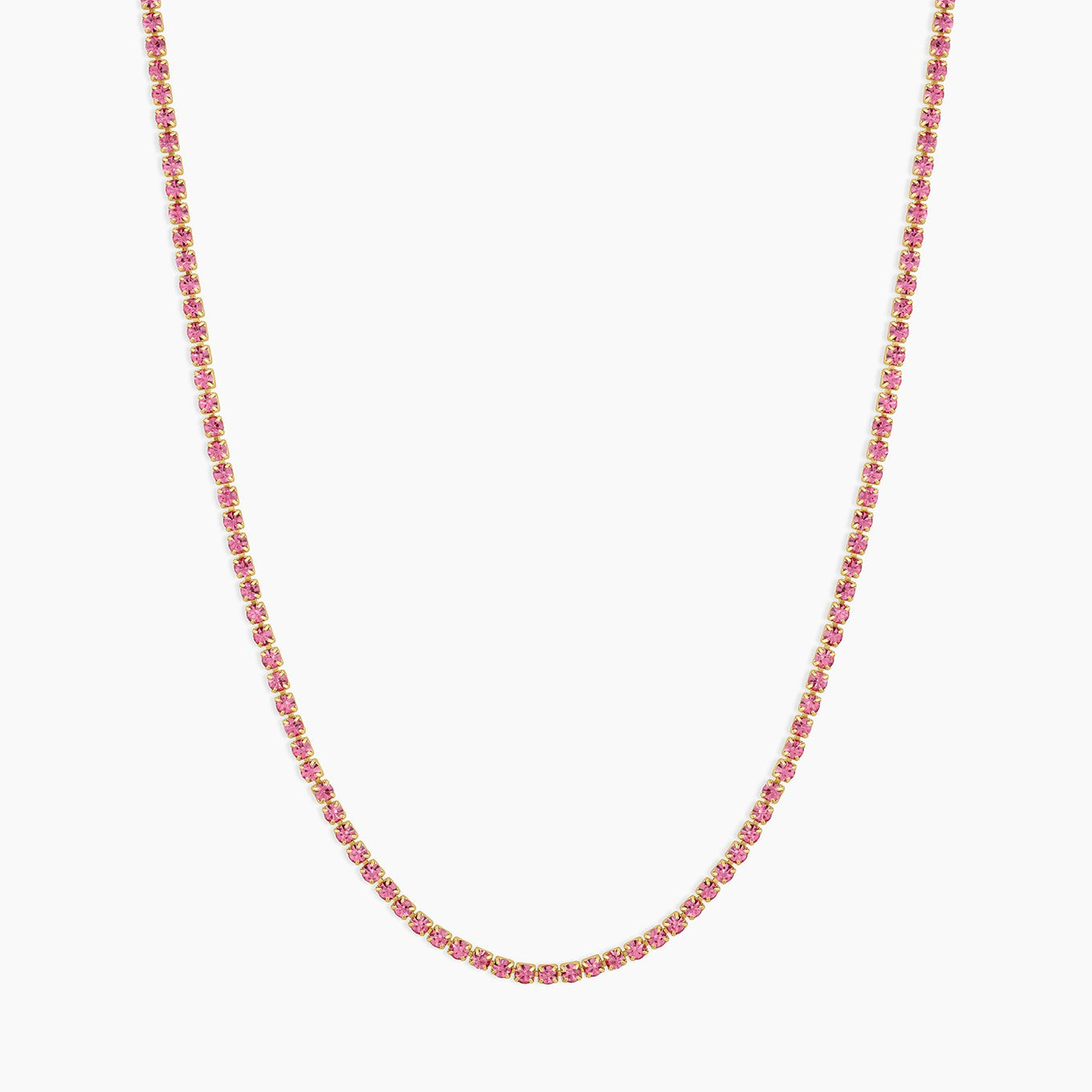Lexi Necklace - Rose Crystal