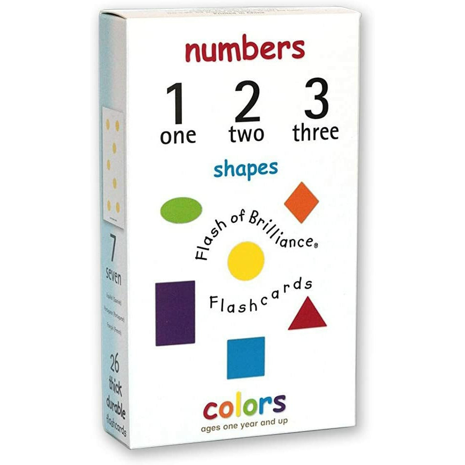 Flashcards: Numbers, Shapes, Colors