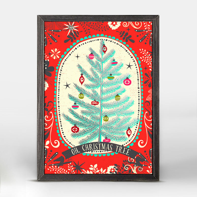 Oh Christmas Tree Embellished Canvas