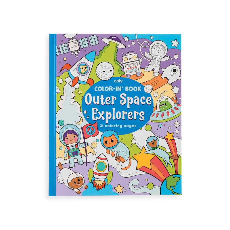 Color-In-Book: Outer Space Explorers