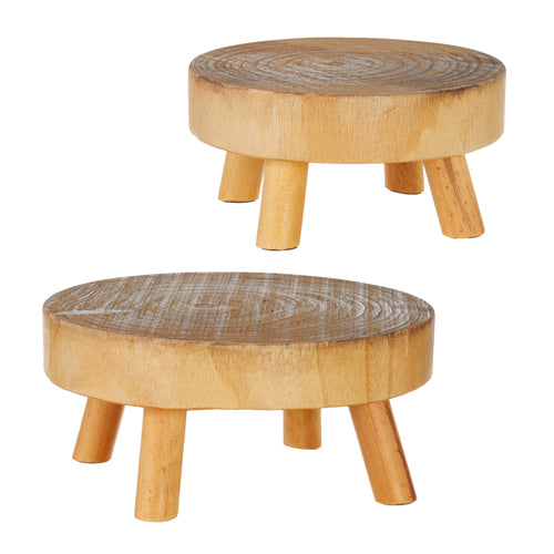 Round Wooden Risers