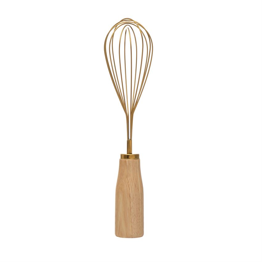 Standing Whisk Gold Finish