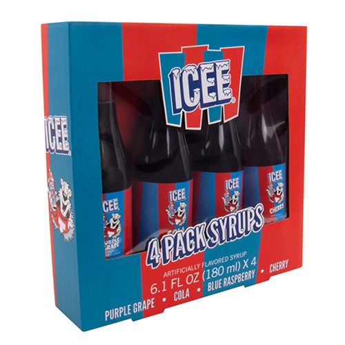 ICEE 4 Pack Syrups