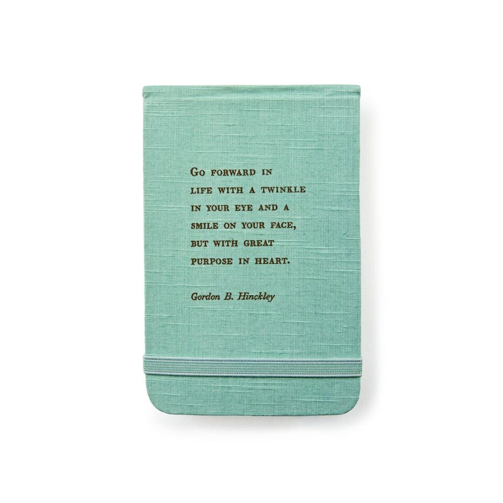 Gordon B. Hinckley Fabric Notebook