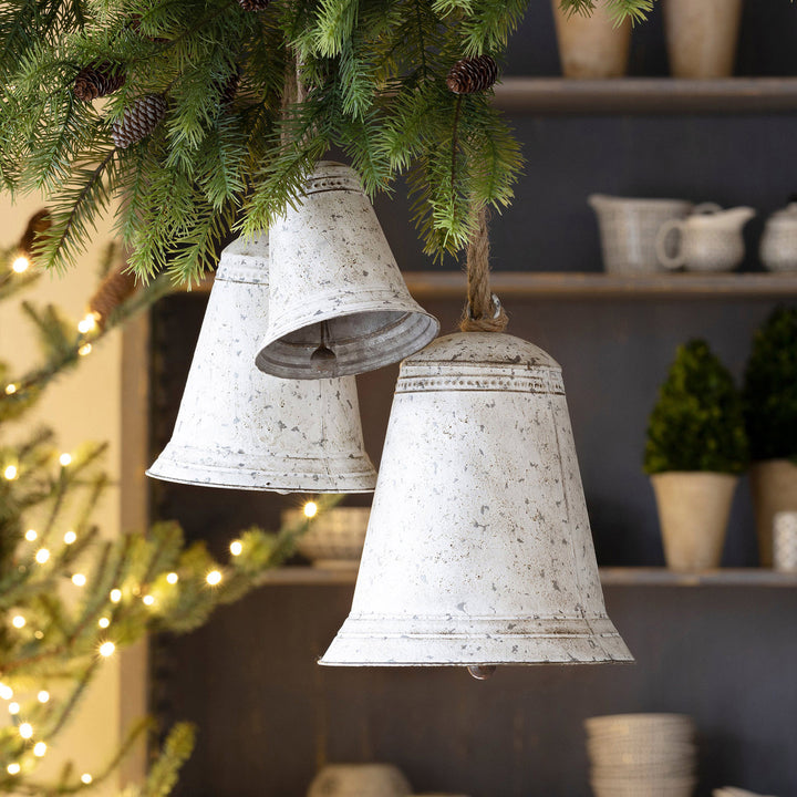 Tin Porch Bells Whitewash