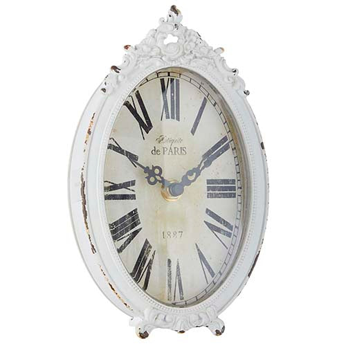 White Vintage Clock